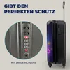 MuchoWow® Koffer Handgepäck Trolley Rollkoffer Kleine Produktbild-Vorschau 3
