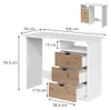 Schreibtisch Vicco Meiko Weiß/Artisan 105 x 50 cm mit Produktbild-Vorschau 2