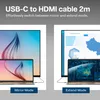 MMOBIEL USB-C zu HDMI Kabel 2 m - 4K@60Hz - Thunderbolt 3 Produktbild-Vorschau 2