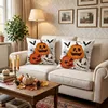 Kissenbezug 45x45 cm Spinnennetz Jack-o'-Lantern Halloween Produktbild-Vorschau 4