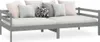 vidaXL Denná posteľ Grey Solid Pine 90x200 cm Náhľad obrázku produktu 4