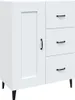vidaXL Příborník bílý 69,5x34x90 cm výrobek z odvozeného Náhled obrázku produktu 2