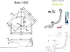 ECOLAM Baignoire d'angle BALA 140 x 140 cm + tablier, Voir les images du produit 6