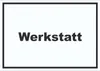 Werkstatt Schild mit Text Handwerk Reparatur waagerecht A1 Produktbild-Vorschau 1
