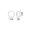 Ideal Lux BUBBLE stropné svietidlo G9 2-násobné ⌀150mm Náhľad obrázku produktu 3