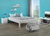 Bettgestell Kiefer weiß Einzelbett 120x200 Massivholzbett Produktbild-Vorschau 3