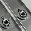 Türgriff ONYX Edelstahl ohne Schlüsselloch Türbeschlag Produktbild-Vorschau 3