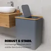 Wäschekorb mit 2 Fächern und 2 Deckel (34x45x65 cm) 100L, Produktbild-Vorschau 4