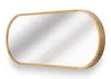 STOLARNIA PIKA Oval Spiegel mit Holz Eiche (100x38 cm) - Produktbild-Vorschau 2