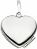 JOBO Medaillon Herz 925 Sterling Silber rhodiniert eismatt Produktbild-Vorschau 3