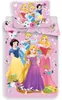 Juego de sábanas de algodón suave con diseño de princesas Vista previa de la imagen del producto 1