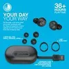 Marketing image for JBuds Air Pro True Wireless earbuds, showing the product, accessories, and feature callouts. Produktbild-Vorschau
