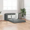 Bodensofa mit Schlaffunktion Dunkelgrau 112x174x55 cm Stoff Produktbild-Vorschau 11