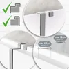 com-four® 2x Türhaken aus Edelstahl - 26 cm Haken für Produktbild-Vorschau 3
