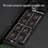 A close-up view of a computer component, likely RAM modules, installed inside a laptop. Produktbild-Vorschau
