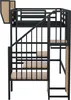 Merax Etagenbett Hochbett 90x200cm mit Sicherheitsleiter, Produktbild-Vorschau 6