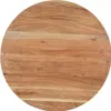 A close-up view of a round wooden tabletop. Náhľad obrázku produktu