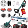 750W Akku Rasentrimmer mit 2× 4000mAh Akku 21V, Produktbild-Vorschau 1