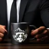 Börsianer Geschenk Tasse schwarz in Schwarz Produktbild-Vorschau 5