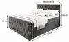 Masseno Boxspringbett FONDI 140x200 cm Komplett-Set mit Produktbild-Vorschau 6