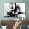Leinwandbilder 120x80 cm - Schwarz und Weiß - Kunst , Produktbild-Vorschau 4