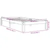 Design Massivholzbett Wachsbraun 90x190 cm Kiefer, Produktbild-Vorschau 8