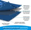 Plachta 140g/m² nepromokavá plachta s oky Oranžová 600x1000 Náhled obrázku produktu 2