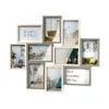 A collage of ten picture frames arranged in a staggered pattern on a white background. Podgląd zdjęcia produktu