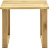 A wooden side table on a white background. Náhľad obrázku produktu