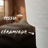 Briloner Ino lampe de table, abat-jour en tissu, Voir les images du produit 3