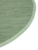 Flickenteppich rund Chindi Uni waschbar Ø 60 cm Grün Produktbild-Vorschau 3