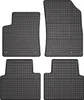 2017-2025 Opel Crossland Fußmatten Gummi Schwarz 4 tlg Produktbild-Vorschau 1