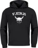 Hoodie Herren Wikinger-Helm Skull Totenkopf Print Aufdruck Produktbild-Vorschau 4