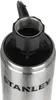 Close-up of the top of a stainless steel pump with a black threaded connector. Anteprima dell’immagine prodotto