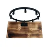 Müllsackständer U3 Holz Sackhalter Wandhalterung Produktbild-Vorschau 4