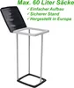 mucHome Müllsackständer mit Deckel - für 60 Liter Säcke - Produktbild-Vorschau 3