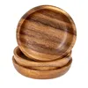 3er Set Teller Akazie Ø10cm Holzteller Dipschale Produktbild-Vorschau 1