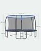 SONGMICS Trampolin Ø 427 cm, Gartentrampolin für Kinder mit Produktbild-Vorschau 6