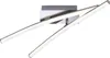 A modern ceiling light with two illuminated arms. Produktbild-Vorschau
