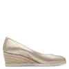 Tamaris Damen Pumps Lack Metallic Keilabsatz Bastoptik Produktbild-Vorschau 7