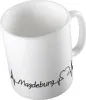 Huuraa Kaffeetasse Magdeburg Geschenk Tasse Weiß 330ml Produktbild-Vorschau 1