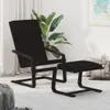 vidaXL Fauteuil relax noir tissu Voir les images du produit 10