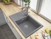 Granitan | Granitspüle LOUIS - 800 x 500 mm - Grau - Produktbild-Vorschau 2