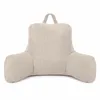 A beige corduroy backrest pillow with armrests is shown against a white background. Náhľad obrázku produktu