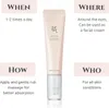 A product image with text overlays explaining usage instructions and benefits. Voir les images du produit