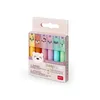 Legami 6er Mini Textmarker Set Teddys Style Pastell Farben Produktbild-Vorschau 1