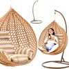 Fotel Wiszący Bujany Ogrodowy Kosz Huśtawka Kokon Boho + Podgląd zdjęcia produktu 1