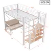 Merax Etagenbett Hochbett 90x200cm mit abnehmbarem Produktbild-Vorschau 5