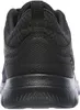 A close-up view of the back of a black Skechers sneaker. Produktbild-Vorschau