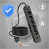 Reagle Multiprise 3m 5 prises & 3 USB (1x USB-C), bloc Voir les images du produit 7